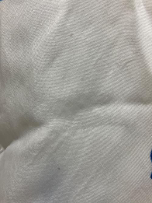 UNUSED（アンユーズド）UNUSED (アンユーズド) US1254　半袖シャツ ホワイト×ブルー サイズ:3の古着・服飾アイテム