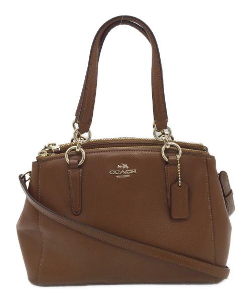 COACH（コーチ）COACH (コーチ) 2WAYショルダーバッグ ブラウンの古着・服飾アイテム
