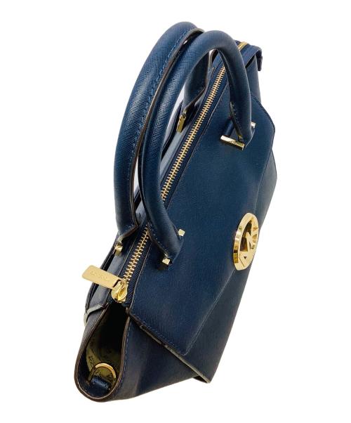 MICHAEL KORS（マイケルコース）MICHAEL KORS (マイケルコース) 2WAYバッグ ネイビーの古着・服飾アイテム