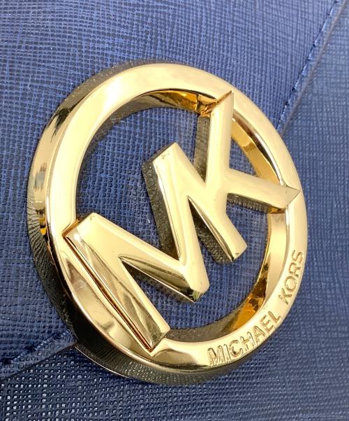 MICHAEL KORS（マイケルコース）MICHAEL KORS (マイケルコース) 2WAYバッグ ネイビーの古着・服飾アイテム