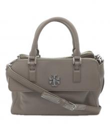 TORY BURCH（トリーバーチ）の古着「2WAYハンドバッグ」｜グレー
