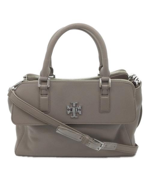 TORY BURCH（トリーバーチ）TORY BURCH (トリーバーチ) 2WAYハンドバッグ グレーの古着・服飾アイテム