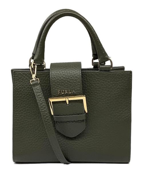 FURLA（フルラ）FURLA (フルラ) 2WAYバッグ グリーンの古着・服飾アイテム
