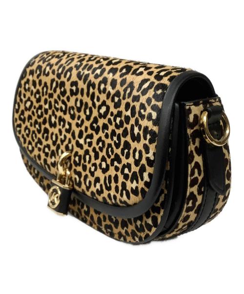 MICHAEL KORS（マイケルコース）MICHAEL KORS (マイケルコース) チェーンショルダーバッグ ブラウン×ブラックの古着・服飾アイテム