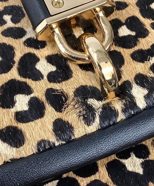 MICHAEL KORS（マイケルコース）MICHAEL KORS (マイケルコース) チェーンショルダーバッグ ブラウン×ブラックの古着・服飾アイテム