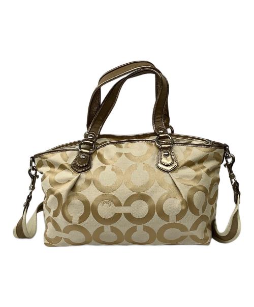 COACH（コーチ）COACH (コーチ) 2WAYバッグ ベージュの古着・服飾アイテム