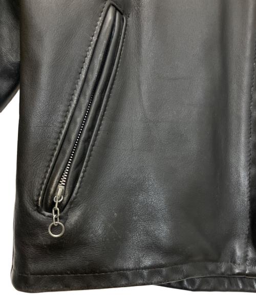 Schott（ショット）Schott (ショット) シングルライダースジャケット ブラック サイズ:40の古着・服飾アイテム