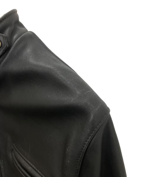 Schott（ショット）Schott (ショット) シングルライダースジャケット ブラック サイズ:40の古着・服飾アイテム