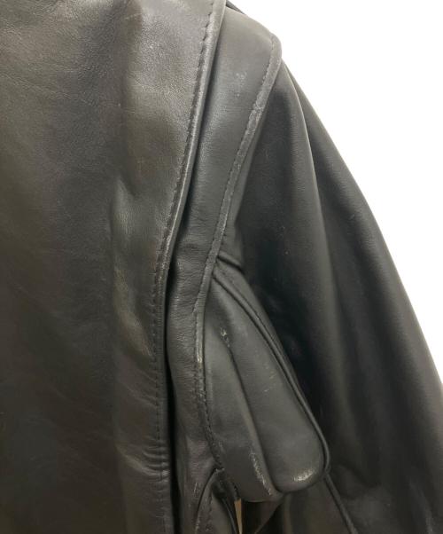 Schott（ショット）Schott (ショット) シングルライダースジャケット ブラック サイズ:40の古着・服飾アイテム