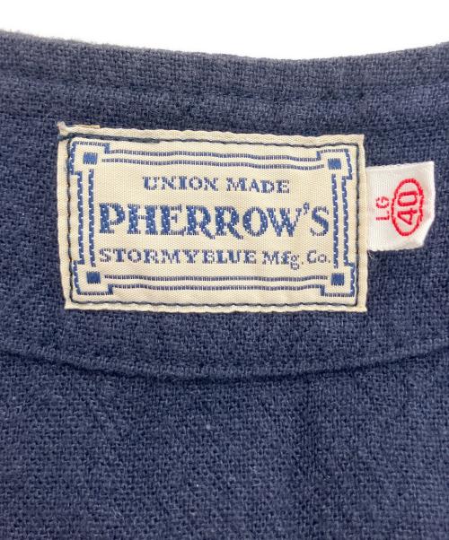 Pherrow's（フェローズ）Pherrow's (フェローズ) チマヨベスト ネイビー サイズ:40の古着・服飾アイテム