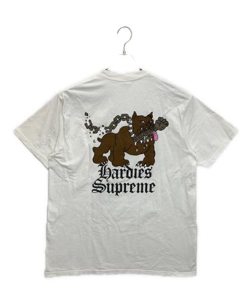 SUPREME（シュプリーム）SUPREME (シュプリーム) HARDIES (ハーディーズ) 半袖カットソー ホワイト サイズ:XLの古着・服飾アイテム