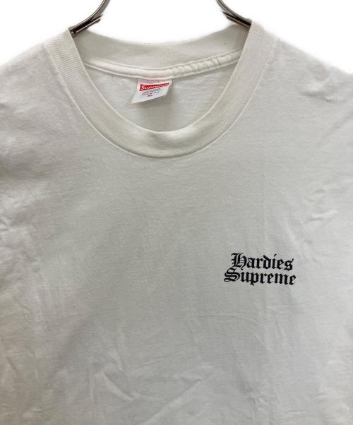 SUPREME（シュプリーム）SUPREME (シュプリーム) HARDIES (ハーディーズ) 半袖カットソー ホワイト サイズ:XLの古着・服飾アイテム