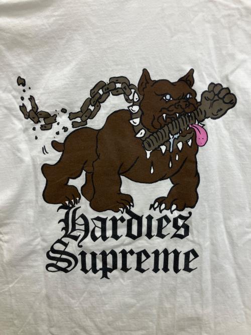 SUPREME（シュプリーム）SUPREME (シュプリーム) HARDIES (ハーディーズ) 半袖カットソー ホワイト サイズ:XLの古着・服飾アイテム