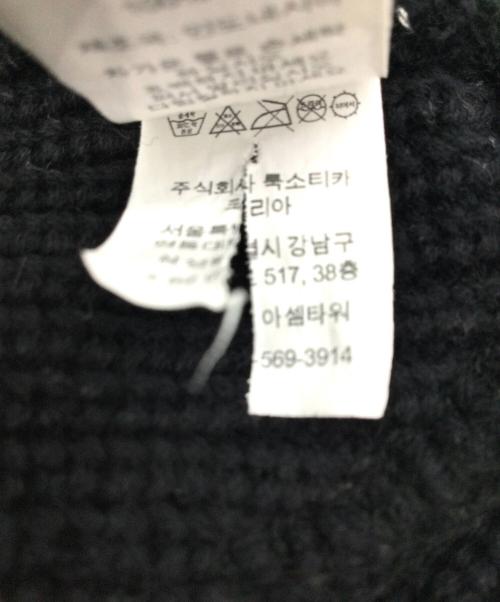 SUPREME（シュプリーム）SUPREME (シュプリーム) ニット帽 ブラックの古着・服飾アイテム