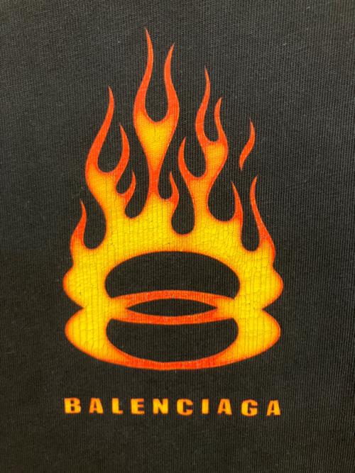 BALENCIAGA（バレンシアガ）BALENCIAGA (バレンシアガ) 787349 T0VW7　半袖カットソー ブラック サイズ:2の古着・服飾アイテム