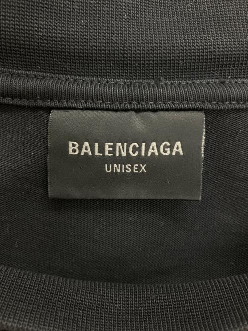 BALENCIAGA（バレンシアガ）BALENCIAGA (バレンシアガ) 787349 T0VW7　半袖カットソー ブラック サイズ:2の古着・服飾アイテム