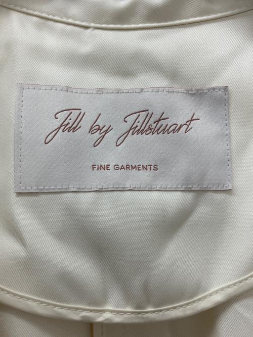 JILL BY JILLSTUART（ジル バイ ジルスチュアート）JILL BY JILLSTUART (ジル バイ ジルスチュアート) 125-2151001　プリーツドレストレンチコート ホワイト サイズ:Mの古着・服飾アイテム