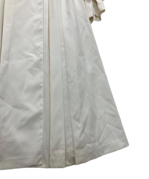 JILL BY JILLSTUART（ジル バイ ジルスチュアート）JILL BY JILLSTUART (ジル バイ ジルスチュアート) 125-2151001　プリーツドレストレンチコート ホワイト サイズ:Mの古着・服飾アイテム