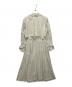 JILL BY JILLSTUART (ジル バイ ジルスチュアート) 125-2151001　プリーツドレストレンチコート ホワイト サイズ:M：7000円