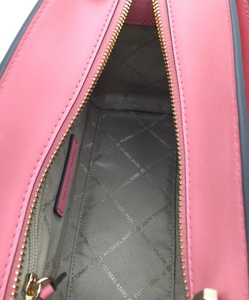 MICHAEL KORS（マイケルコース）MICHAEL KORS (マイケルコース) 2WAYバッグ ピンク×グレーの古着・服飾アイテム