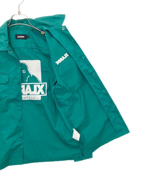 X-LARGE（エクストララージ）X-LARGE (エクストララージ) 01193401　ワークシャツジャケット グリーン サイズ:Sの古着・服飾アイテム