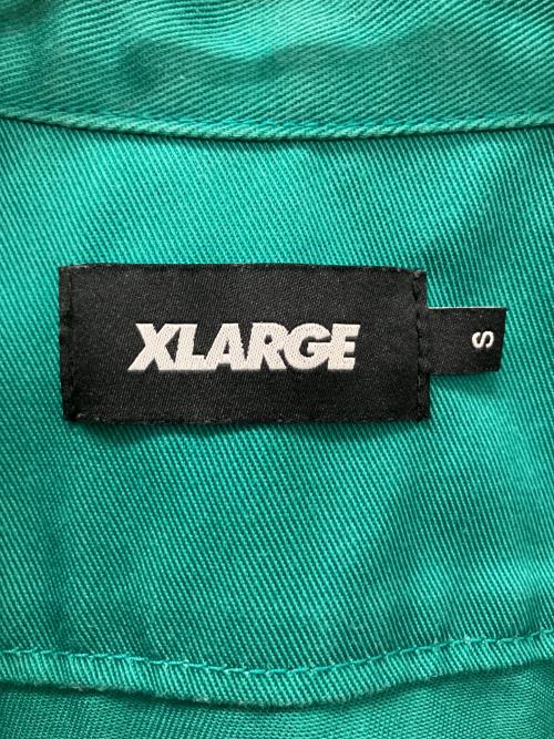 X-LARGE（エクストララージ）X-LARGE (エクストララージ) 01193401　ワークシャツジャケット グリーン サイズ:Sの古着・服飾アイテム