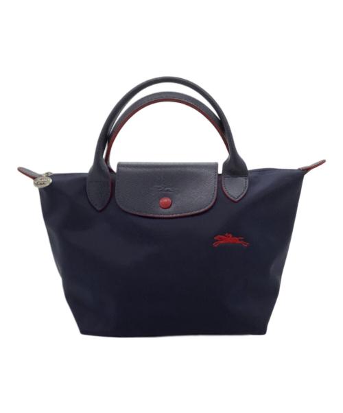 LONGCHAMP（ロンシャン）LONGCHAMP (ロンシャン) ハンドバッグ ネイビーの古着・服飾アイテム