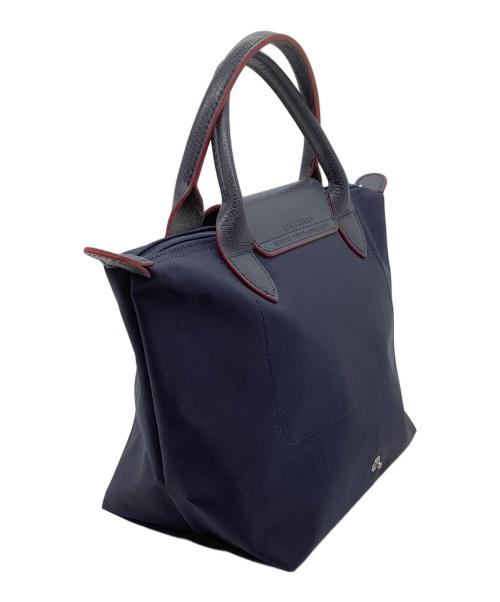 LONGCHAMP（ロンシャン）LONGCHAMP (ロンシャン) ハンドバッグ ネイビーの古着・服飾アイテム