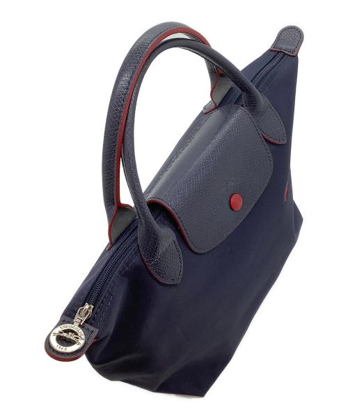 LONGCHAMP（ロンシャン）LONGCHAMP (ロンシャン) ハンドバッグ ネイビーの古着・服飾アイテム