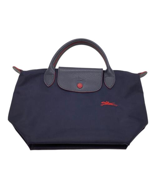 LONGCHAMP（ロンシャン）LONGCHAMP (ロンシャン) ハンドバッグ ネイビーの古着・服飾アイテム