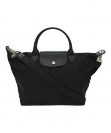 LONGCHAMP（ロンシャン）の古着「2WAYトートバッグ」｜ブラック