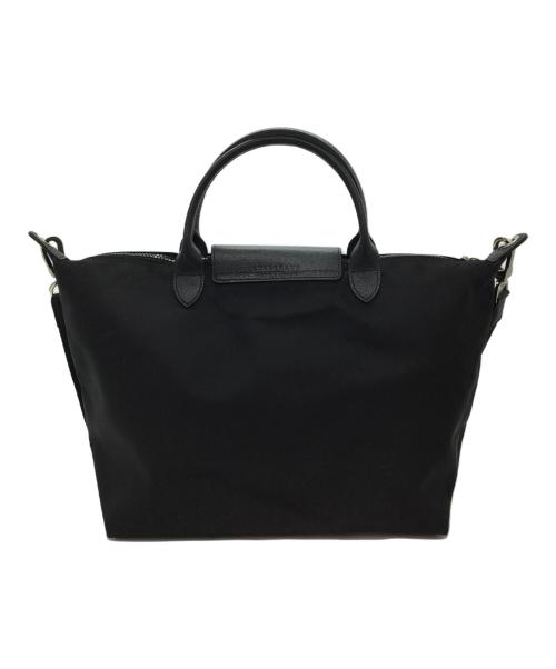 LONGCHAMP（ロンシャン）LONGCHAMP (ロンシャン) 2WAYトートバッグ ブラックの古着・服飾アイテム