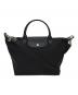 LONGCHAMP（ロンシャン）の古着「2WAYトートバッグ」｜ブラック