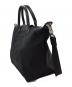 中古・古着 LONGCHAMP (ロンシャン) 2WAYトートバッグ ブラック：7000円