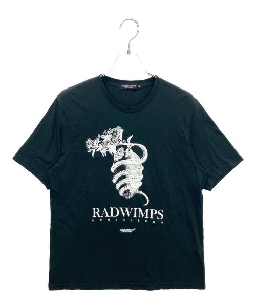 UNDERCOVER（アンダーカバー）UNDERCOVER (アンダーカバー) RADWIMPS (ラッドウィンプス) 半袖カットソー ブラック×ホワイト サイズ:2の古着・服飾アイテム