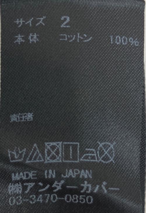 UNDERCOVER（アンダーカバー）UNDERCOVER (アンダーカバー) RADWIMPS (ラッドウィンプス) 半袖カットソー ブラック×ホワイト サイズ:2の古着・服飾アイテム
