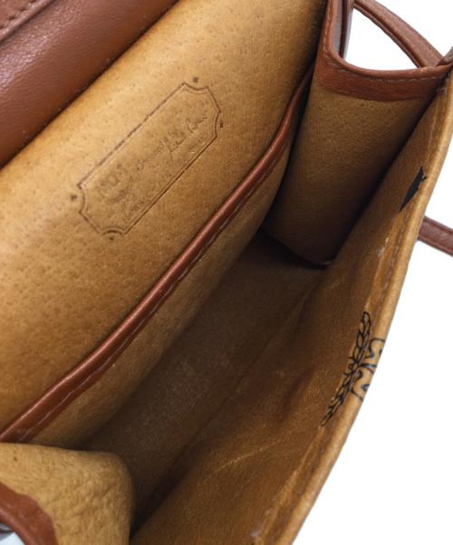 MCM（エムシーエム）MCM (エムシーエム) ミラー付ショルダーバッグ ブラウンの古着・服飾アイテム