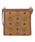 MCM (エムシーエム) ミラー付ショルダーバッグ ブラウン：10000円