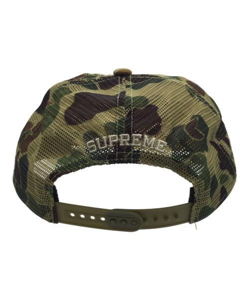 SUPREME（シュプリーム）SUPREME (シュプリーム) メッシュキャップ グリーン×ブラウンの古着・服飾アイテム