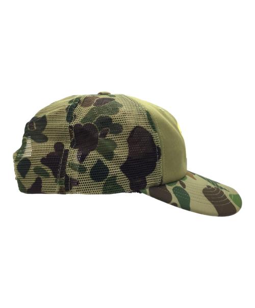 SUPREME（シュプリーム）SUPREME (シュプリーム) メッシュキャップ グリーン×ブラウンの古着・服飾アイテム