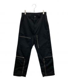 MONKEY TIME（モンキータイム）の古着「8314-699-0828　TWILL FLIGHT PANTS」｜ブラック