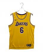 LAKERSレイカーズ）の古着「バスケットボールユニフォーム」｜イエロー×パープル