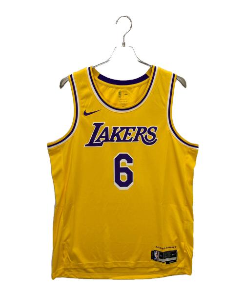 LAKERS（レイカーズ）LAKERS (レイカーズ) バスケットボールユニフォーム イエロー×パープル サイズ:XLの古着・服飾アイテム