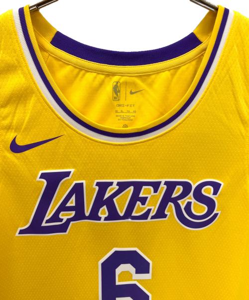 LAKERS（レイカーズ）LAKERS (レイカーズ) バスケットボールユニフォーム イエロー×パープル サイズ:XLの古着・服飾アイテム