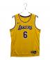 LAKERS（レイカーズ）の古着「バスケットボールユニフォーム」｜イエロー×パープル