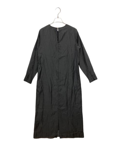 ROSSO（ロッソ）ROSSO (ロッソ) RA26130-2063001　シルク混シアーオーガンジーワンピース ブラック サイズ:38の古着・服飾アイテム