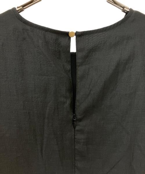 ROSSO（ロッソ）ROSSO (ロッソ) RA26130-2063001　シルク混シアーオーガンジーワンピース ブラック サイズ:38の古着・服飾アイテム