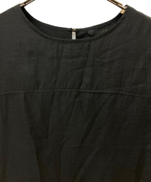 ROSSO（ロッソ）ROSSO (ロッソ) RA26130-2063001　シルク混シアーオーガンジーワンピース ブラック サイズ:38の古着・服飾アイテム