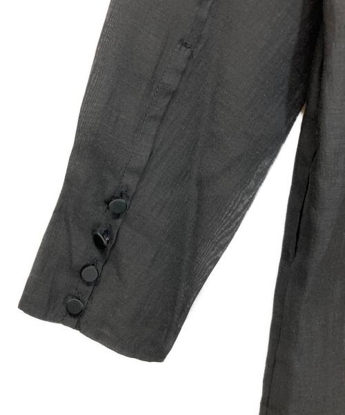 ROSSO（ロッソ）ROSSO (ロッソ) RA26130-2063001　シルク混シアーオーガンジーワンピース ブラック サイズ:38の古着・服飾アイテム