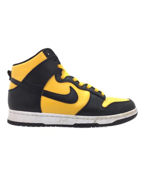 NIKE（ナイキ）NIKE (ナイキ) Dunk High イエロー×ブラック サイズ:US9、UK8、EUR42.5、cm27、BR40.5、CN270(2.5)の古着・服飾アイテム